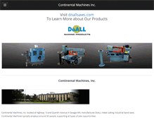 Tablet Screenshot of continentalmachines.com